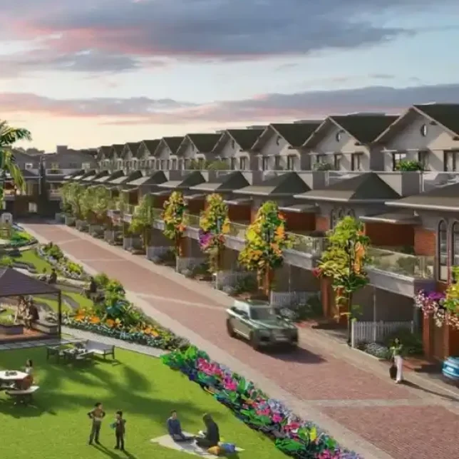 NVT Codename: A Life in Bloom Gallery Image Garden avenue at NVT Codename: A Life in Bloom seen from the far end, artist impression